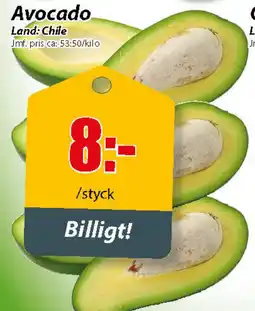 Extra Mjällby Stormarknad Avocado erbjuda