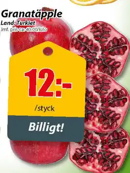 Extra Mjällby Stormarknad Granatäpple erbjuda