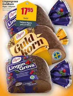 Extra Mjällby Stormarknad Pågen Lingongrova Guldkorn erbjuda