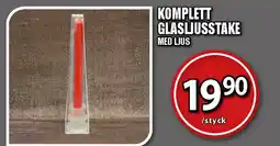 Extra Mjällby Stormarknad Komplett glasljusstake erbjuda