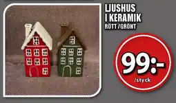 Extra Mjällby Stormarknad Ljushus i keramik erbjuda