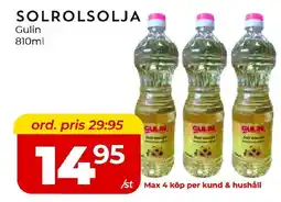 Matrix Butikerna Gulin Solrolsolja erbjuda