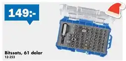 Biltema Bitssats, 61 delar, SEK 149 erbjuda