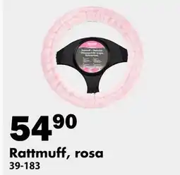 Biltema Rattmuff, rosa, SEK 54.9 erbjuda