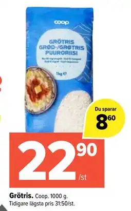 Coop Extra Grötris, SEK 22.9 erbjuda