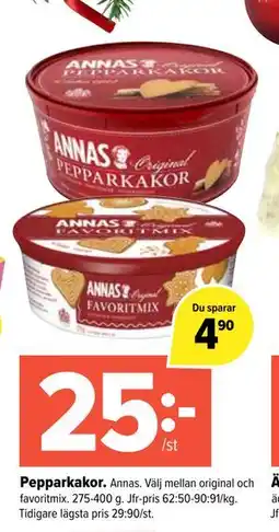 Coop Extra Pepparkakor, SEK 25 erbjuda
