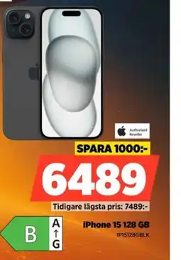 Power Iphone 15 128 gb erbjuda