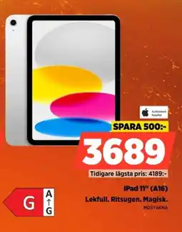 Power Ipad 11" (a16) lekfull. ritsugen. magisk. erbjuda