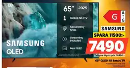 Power Samsung 65" qled 4k smart tv erbjuda