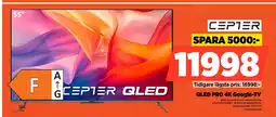 Power Cepter qled pro 4k google-tv erbjuda