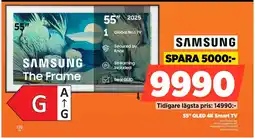 Power Samsung 55" qled 4k smart tv erbjuda
