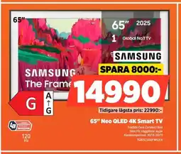 Power Samsung 65" neo qled 4k smart tv erbjuda