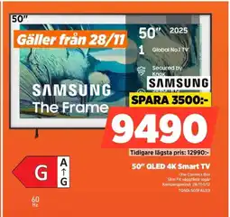 Power Spara 50" qled 4k smart tv erbjuda