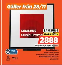 Power Samsung Smart högtalare erbjuda