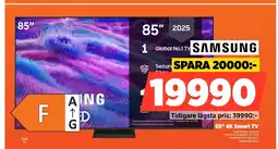 Power Samsung 85" 4K Smart TV erbjuda