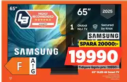 Power Samsung 65" oled 4k smart tv erbjuda