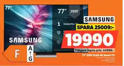Power SAMSUNG 77" S91F OLED 4K Smart TV erbjuda