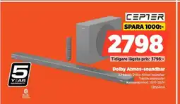 Power CEPTER Dolby Atmos-soundbar erbjuda