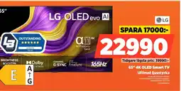 Power Lg 65" 4k oled smart tv ultimat ljusstyrka erbjuda