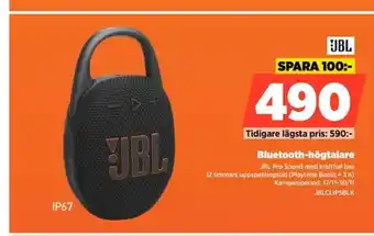 Power JBL Bluetooth-högtalare erbjuda