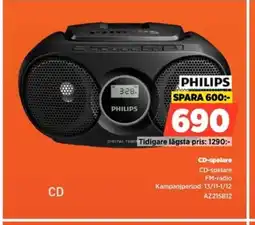 Power Philips CD-spelare erbjuda