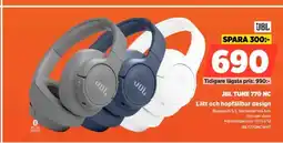 Power Jbl tune 770 nc lätt och hopfällbar design erbjuda