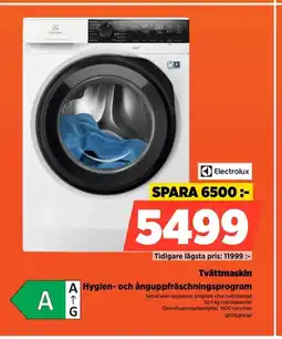 Power Electrolux Tvättmaskin A Hygien- och ånguppfräschningsprogram erbjuda
