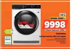Power AEG Torktumlare Använd med My AEG Care-appen erbjuda