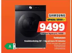 Power Samsung snabbtorkning 35' - 1 kg på bara 35 minuter erbjuda