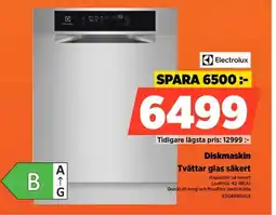 Power Electrolux Diskmaskin Tvättar glas säkert erbjuda