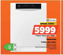 Power Electrolux Diskmaskin Tvättar glas säkert erbjuda