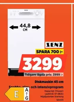 Power SENZ Diskmaskin och intensivprogram erbjuda