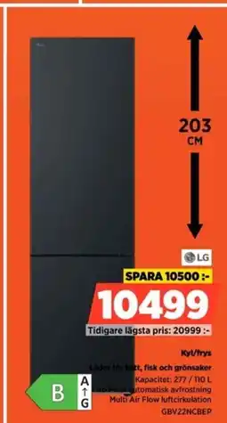 Power LG Kyl/frys Lådor för kött, fisk och grönsaker erbjuda
