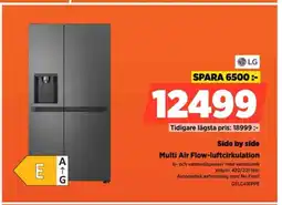 Power LG Side by side Multi Air Flow-luftcirkulation erbjuda