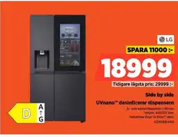 Power LG Side by side UVnano™ desinficerar dispensern erbjuda