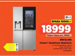 Power LG Side by side UVnano™ desinficerar dispensern erbjuda