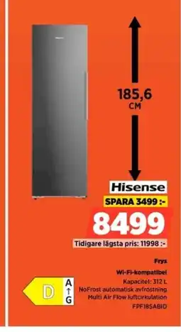 Power Hisense Frys Wi-Fi-kompatibel erbjuda