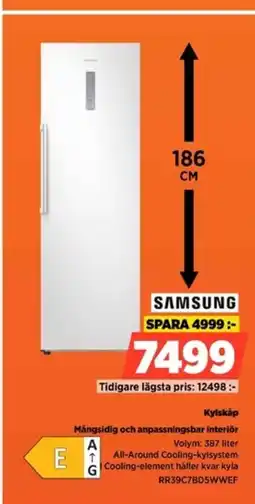 Power Samsung Kylskåp Mångsidig och anpassningsbar interiör erbjuda