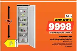 Power Aeg Integrerad frys Mjukstängande gångjärn erbjuda