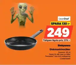 Power Greenchef Stekpanna Diskmaskinssäker erbjuda
