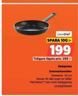 Power Greenchef stekpanna diskmaskinssäker erbjuda