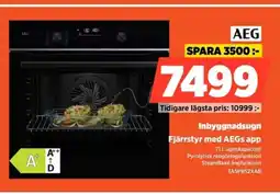 Power Aeg inbyggnadsugn fjärrstyr med aegs app erbjuda