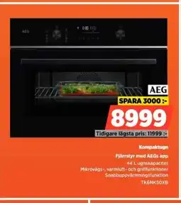 Power AEG Kompaktugn Fjärrstyr med AEGs app erbjuda