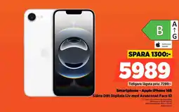 Power Smartphone - Apple iPhone 16E Säkra Ditt Digitala Liv med Avancerad Face ID erbjuda