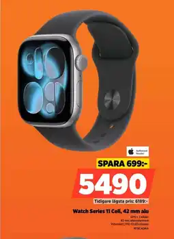 Power Watch Series 11 Cell, 42 mm alu erbjuda