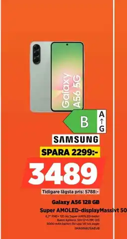 Power Galaxy A56 128 GB Super AMOLED-displayMassivt erbjuda