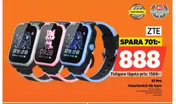 Power Zte k1 pro smartwatch för barn erbjuda