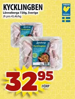Matvärlden Tensta KYCKLINGBEN, SEK 32.95 erbjuda