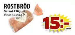 Matvärlden Tensta ROSTBRÖD, SEK 15 erbjuda