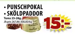 Matvärlden Tensta PUNSCHPOKAL • SKÖLDPADDOR, SEK 15 erbjuda